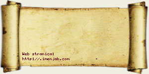 Andjelina Bokan vizit kartica